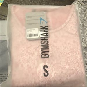 Gymshark Fleur Texture Long Sleeve Crop - Pink